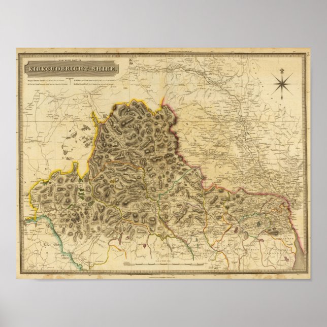 Póster North Kirkcudbright Shire (Frente)