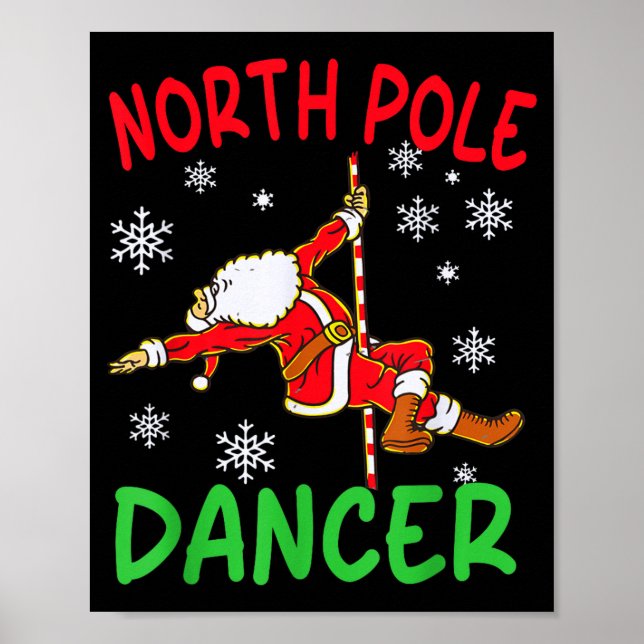 Póster North Le Dancer Funny Santa Joke  (Frente)