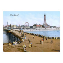 North Pier in Blackpool, Inglaterra (1900)
