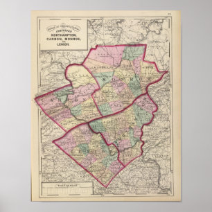 Póster Northampton, Carbon, Monroe, Lehigh counties