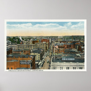 Póster Northern Aerial View of Main Street