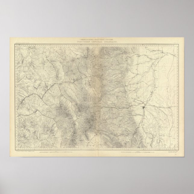 Póster Northern Central Colorado (Frente)
