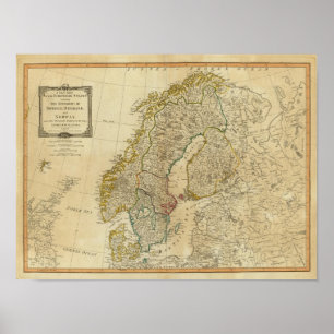 Póster Northern States Scandinavia
