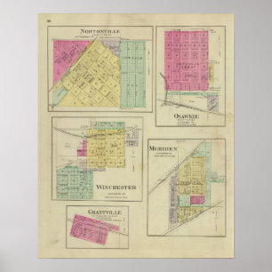 Póster Nortonville, Osawkie, Winchester, Kansas