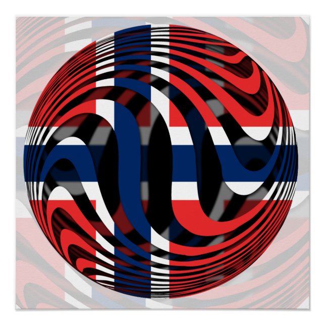 Póster Noruega #1 (Anverso)