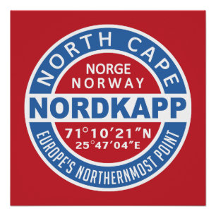 POSTER Noruega NORDKAPP