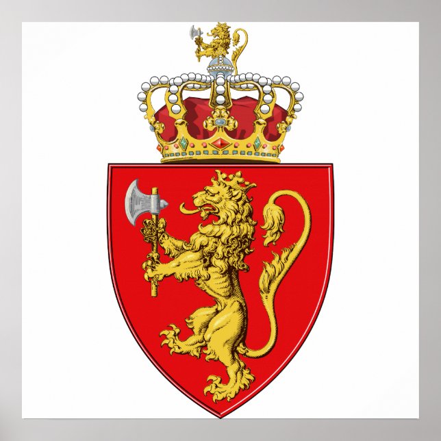 Póster Noruega, Noruega (Frente)