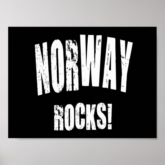 Póster ¡Noruega Rocks! (Frente)