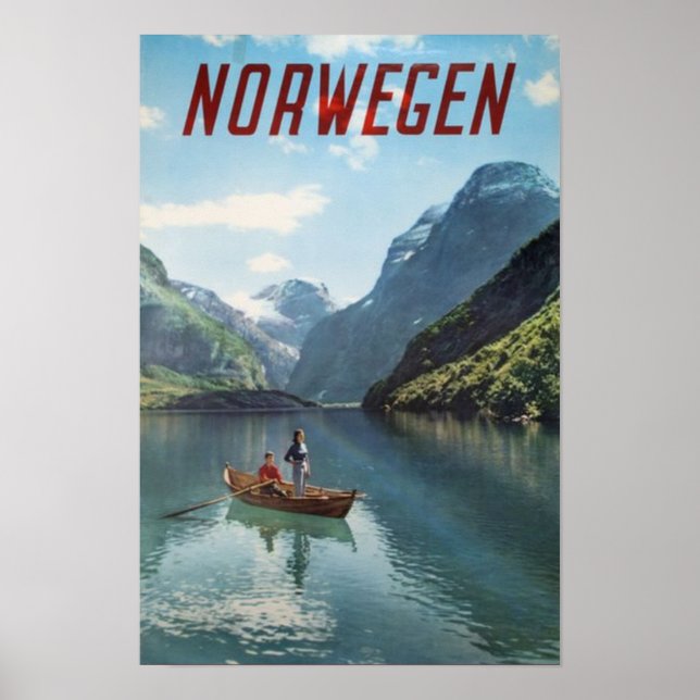 Póster Noruega: Viaje de cosecha noruega (Frente)