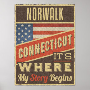 Póster Norwalk Connecticut