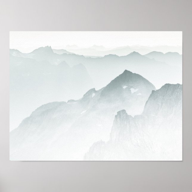 Póster Norway Mountain Landscape Photo (Frente)