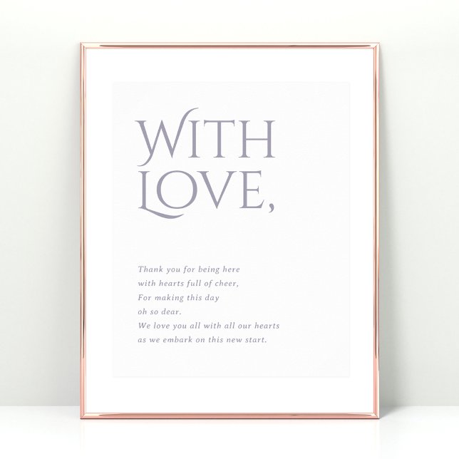 Póster Norwich Boda Gracias por asistir al Rótulo (Subido por el creador)