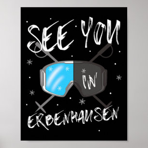 Póster Nos vemos en Erbenhausen Alemania Vacaciones Goggl