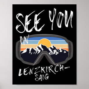 Póster Nos vemos en Lenzkirch-saig Alemania Vacation Ski