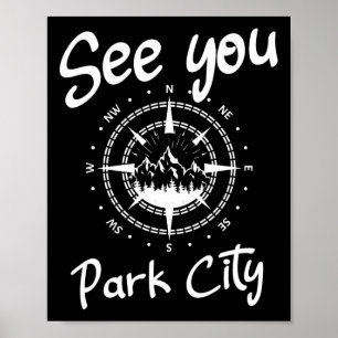 Póster Nos Vemos En Park City Eeuu Vacation Ski Senking C
