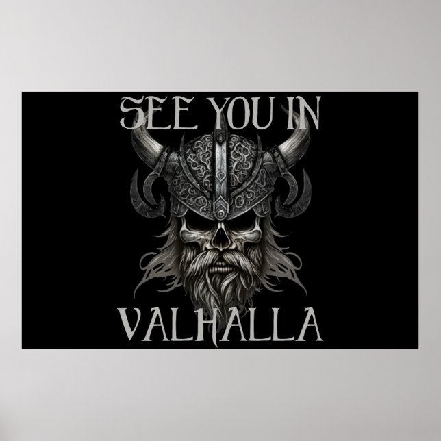 Póster Nos vemos en Valhalla (Frente)