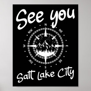 Póster Nos Visitamos En Salt Lake City Eeuu Vacation Ski 