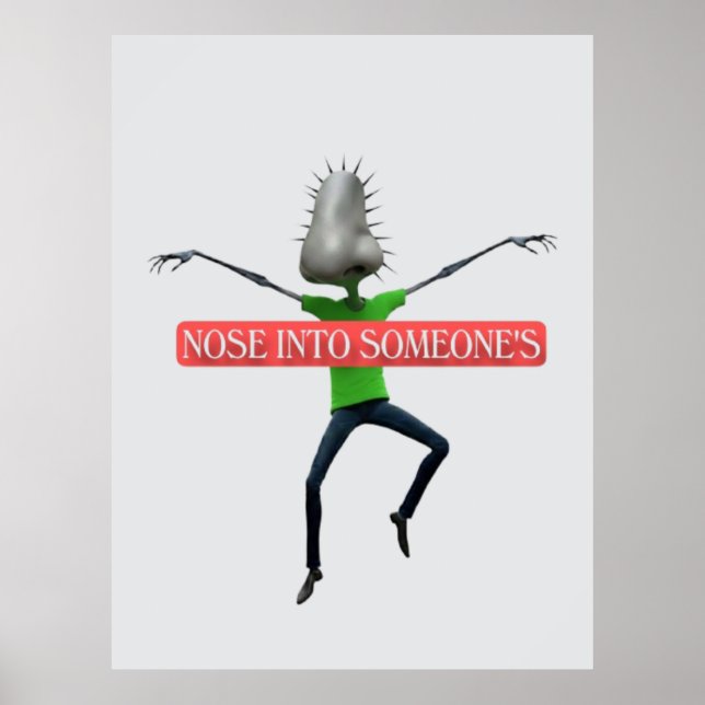 Póster Nosey business (Frente)