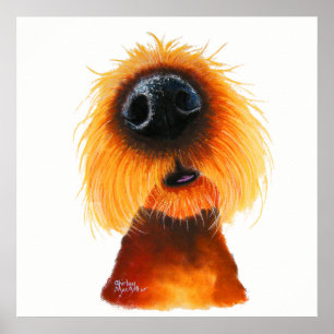 Póster Nosey Dog ' SMELLS LiKe SuNSHiNe ' de Shirley Mac