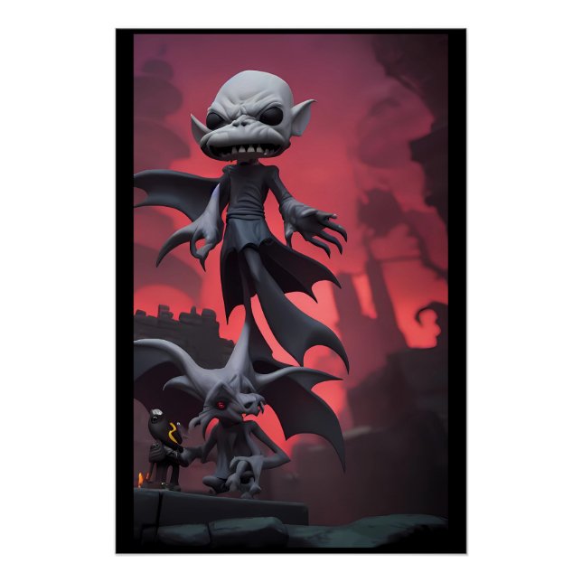 Póster Nosferatu camina por su Werewolf (Anverso)