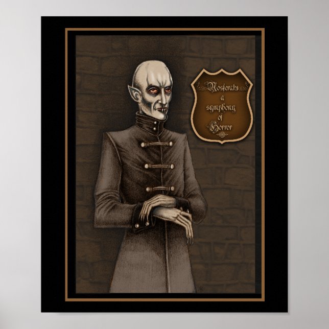 Póster Nosferatu, Sinfonía del horror (Frente)