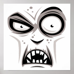 Póster Nosferatu Vampire Face