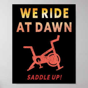 Póster Nosotros Cabalgamos Al Amanecer Divertido Entrenam