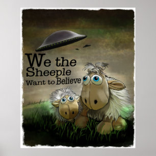 Póster Nosotros el poster de Sheeple