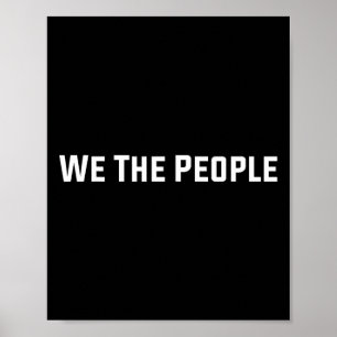 Póster Nosotros El Pueblo Constitución Estados Unidos Tru