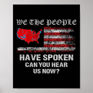 Póster Nosotros, El Pueblo, Hemos Hablado Mapa De Las Ele