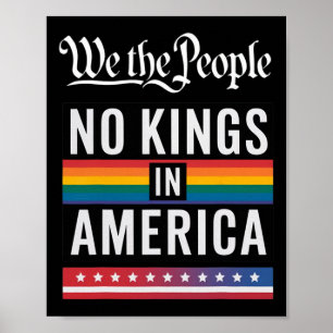 Póster Nosotros, el pueblo, no reyes en Estados Unidos, e