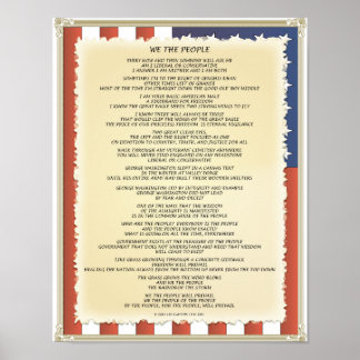 Póster "Nosotros El Pueblo" Por Lee Clayton - Poster