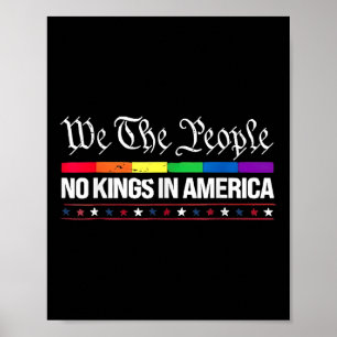 Póster Nosotros El Pueblo Sin Reyes En América Bandera Ar