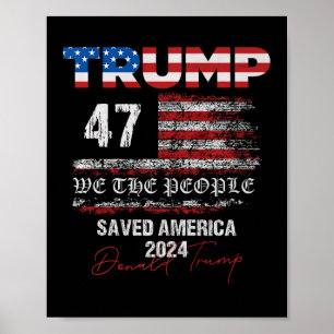 Póster Nosotros, el pueblo, Trump, salvamos a Estados Uni