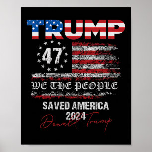 Póster Nosotros, el pueblo, Trump, salvamos a Estados Uni