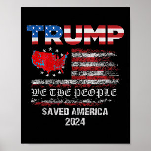 Póster Nosotros, el pueblo, Trump, salvamos a Estados Uni