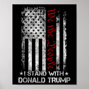 Póster Nosotros, la gente que apoyo a Donald Trump, bande