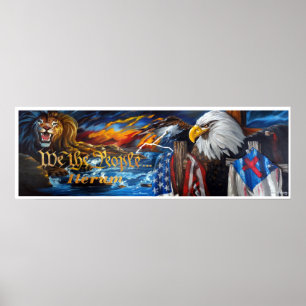 Póster nosotros la pintura completa del iterum de la