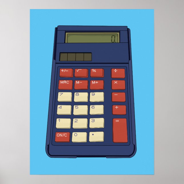 Póster Nostalgia de la escuela de matemáticas de la calcu (Frente)