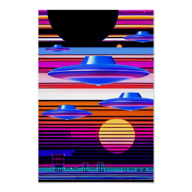 Póster Nostalgia de OVNI (Anverso)
