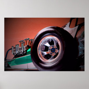 Póster Nostalgia Dragster