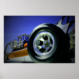 Póster Nostalgia Dragster