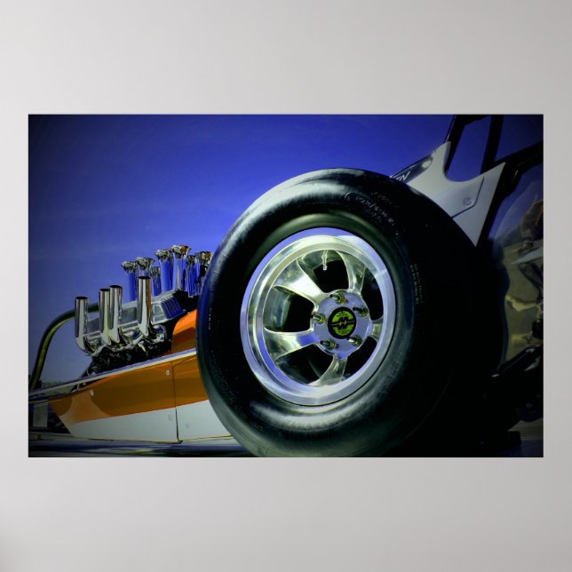 Póster Nostalgia Dragster (Frente)