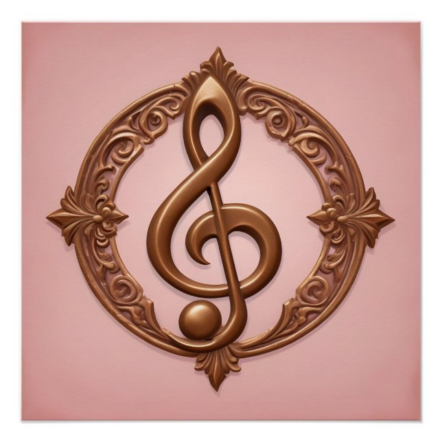 Póster Nota de limpieza musical (Anverso)