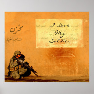 Póster Nota del amor sobre los desaparecidos militares de