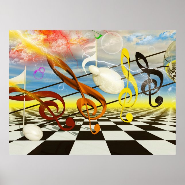 Póster Nota musical de la edición limitada de Lenny (Frente)