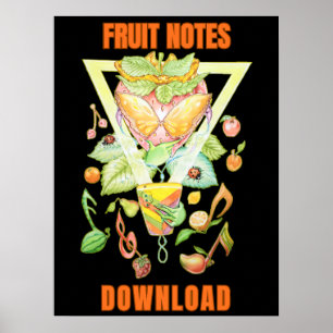 Póster Notas de Fruta Descargar