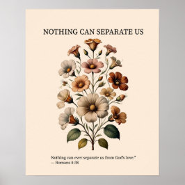 Póster Nothing can separate us from God's love wall art