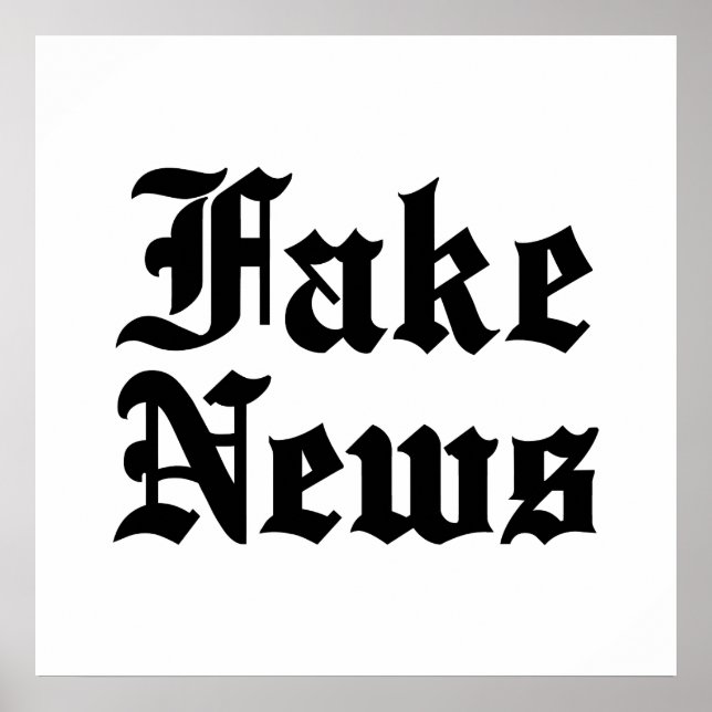 Póster Noticias falsas (Frente)