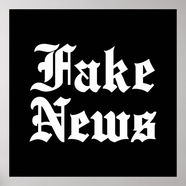Póster Noticias falsas (Frente)